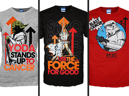 Stand Up To Cancer Star Wars Shirts