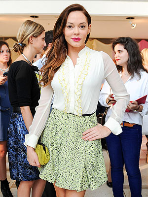 Rose McGowan Fashion Week