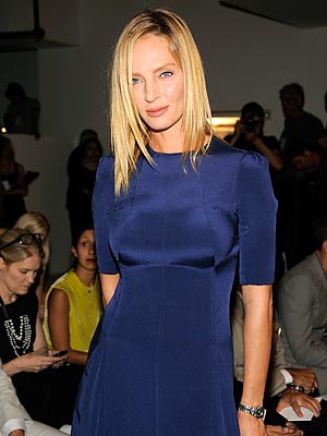 Calvin Klein Show Uma Thurman
