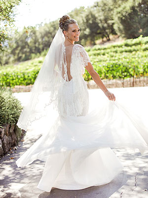 Molly Sims Wedding Dress Gia Canali Photography