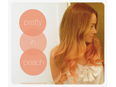 conrad dyed ends hair peach week beautydepartment readers people reports conrad dyed ends hair peach week beautydepartment readers people reports