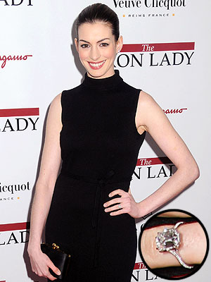 Anne Hathaway Engagement Ring