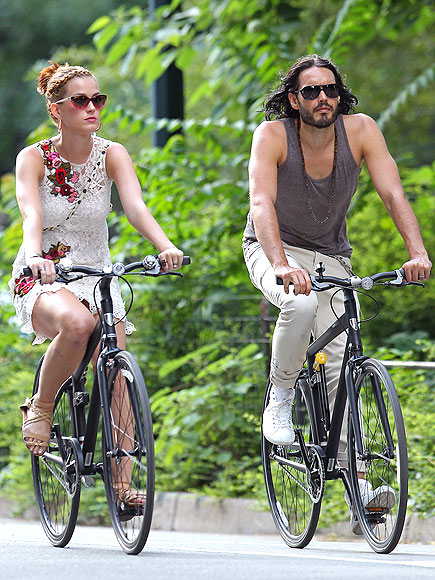 RUSSELL & KATY SPIN THEIR WHEELS photo | Katy Perry, Russell Brand