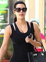 Celebs' Haute Gym Bags | Kim Kardashian