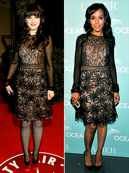 ZOOEY VS. KERRY photo | Kerry Washington, Zooey Deschanel