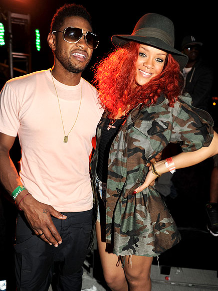 USHER AND RIHANNA photo | Rihanna, Usher