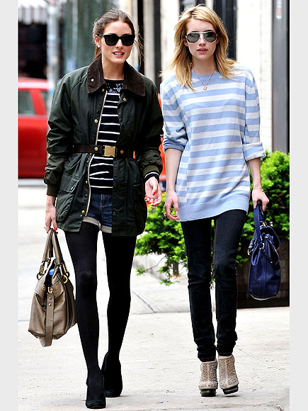 JUDGING JEANS photo | Emma Roberts, Olivia Palermo