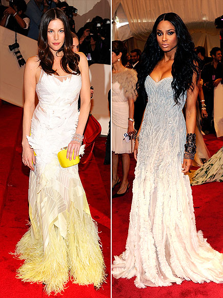 OMBRÉ FEATHERS photo | Ciara, Liv Tyler