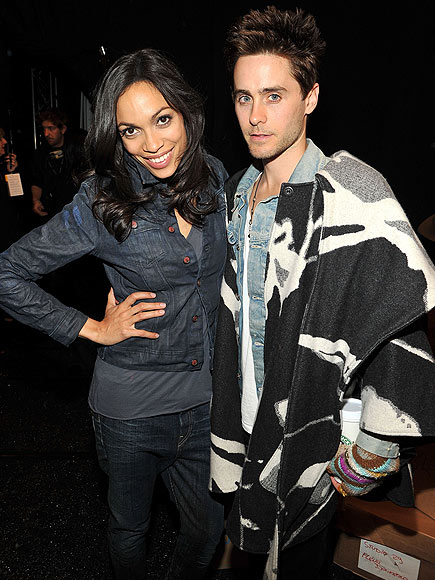 ROSARIO DAWSON JARED LETO photo Jared Leto Rosario Dawson