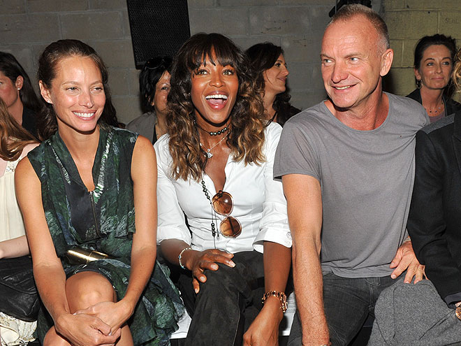 CHRISTY TURLINGTON, NAOMI CAMPBELL & STING photo | Christy Turlington, Naomi Campbell, Sting