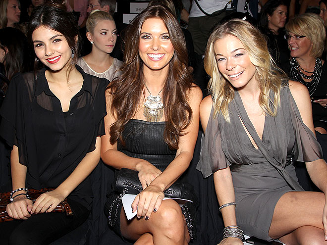 BADGLEY MISCHKA FRONT ROW photo | LeAnn Rimes, Audrina Patridge, LeAnn Rimes