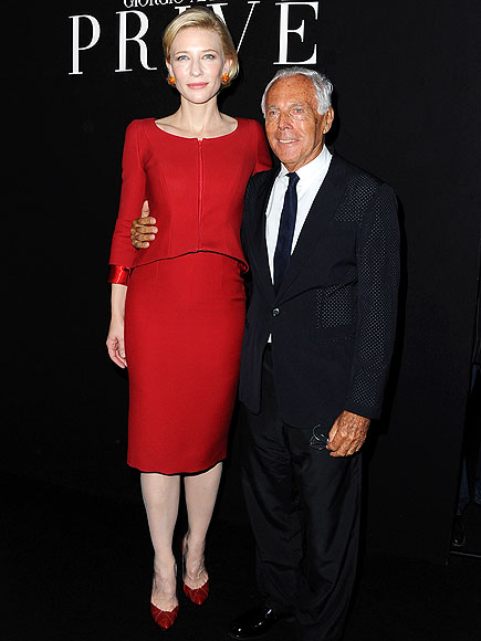 CATE BLANCHETT & GIORGIO ARMANI photo | Cate Blanchett, Giorgio Armani