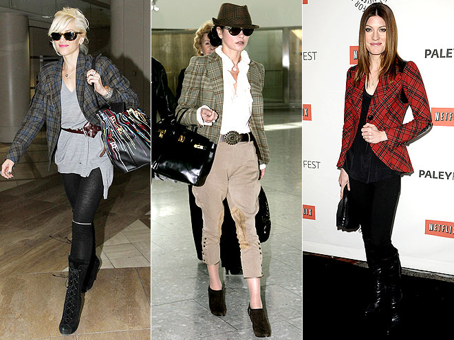 PLAID BLAZERS photo | Catherine Zeta-Jones, Gwen Stefani, Jennifer Carpenter