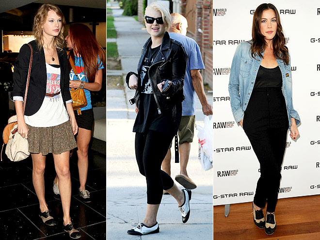 TWO-TONE BROGUES photo | Kelly Osbourne, Liv Tyler, Taylor Swift