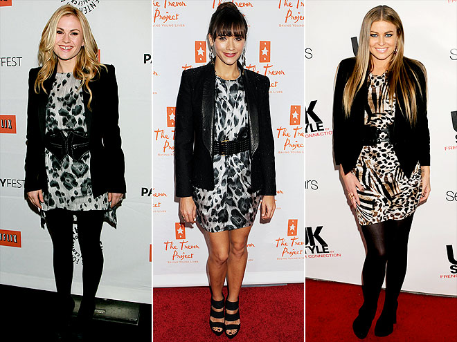BLAZERS OVER ANIMAL PRINT photo | Anna Paquin, Carmen Electra, Rashida Jones