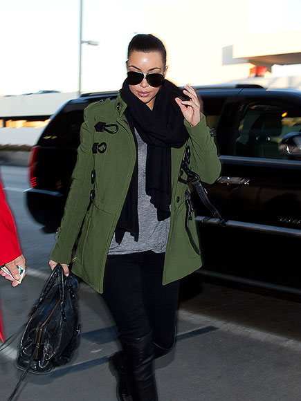 KIM KARDASHIAN'S COAT photo | Kim Kardashian