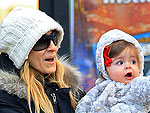 Sarah Jessica Parker Takes a Stroll with Her Kids