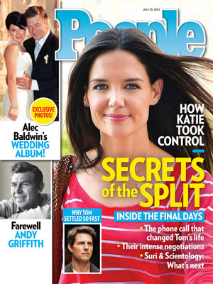  photo | Katie Holmes Cover, Nasty Breakups and Divorces, Alec Baldwin, Andy Griffith, Hilaria Thomas, Katie Holmes, Tom Cruise