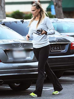 Can You Spot Molly Sims's Baby Bump?