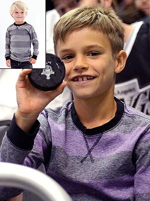 Romeo Beckham Zimbio on Romeo Beckham In Colorfast Apparel     Moms   Babies     Moms   Babies