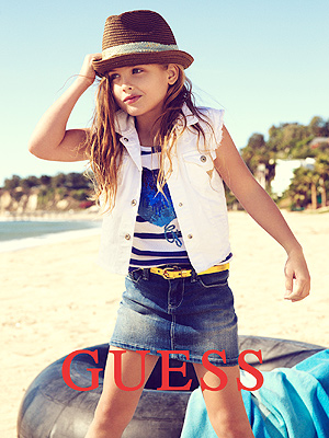 Dannielynn Birkhead Models for GUESS Campaign