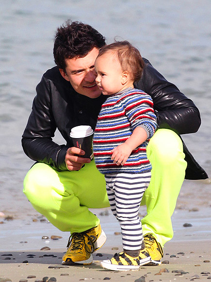 ORLANDO BLOOM & FLYNN photo | Orlando Bloom
