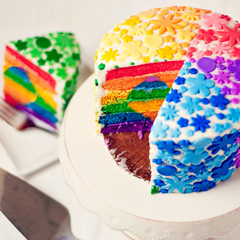 Easy Birthday Cake Ideas on Colorful Treats  From Easy How Tos To Fancy Hollywood Confections
