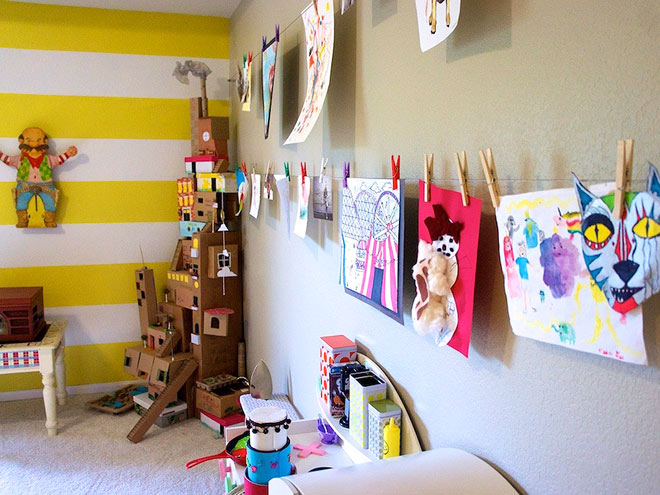 DIY Today and Yesterday: Kids Room Organization DIY!