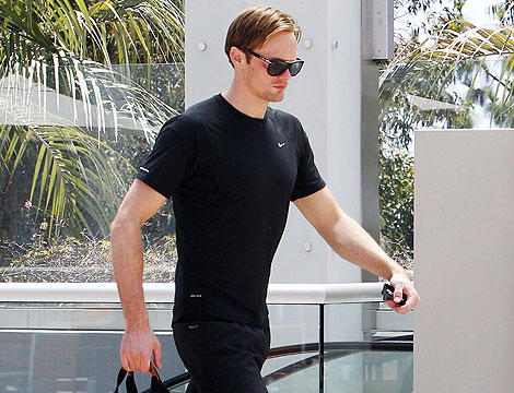 Alexander Skarsgard's Intense Gym Workout