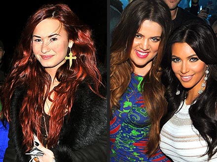 Demi Lovato Keeps Up with Kim and Khloé Kardashian | Demi Lovato, Khloe Kardashian, Kim Kardashian