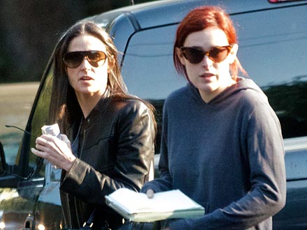 Demi Moore Parties with Daughter Rumer in Hollywood | Demi Moore, Rumer Willis