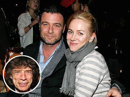 Naomi Watts, Liev Schreiber Hit a New York Bar – with Mick Jagger!