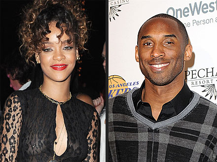 Rihanna Takes Over Kobe Bryant's Table at Basketball Bash | Kobe Bryant, Rihanna