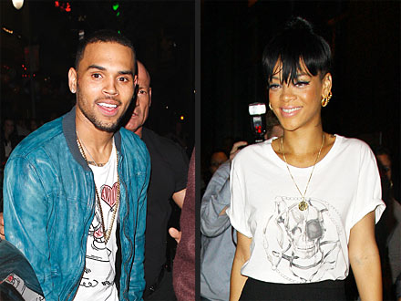 Chris Brown Sneaks a Peek at Rihanna While Partying at Same N.Y.C. Club | Chris Brown, Rihanna