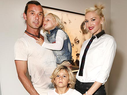 Gwen & Gavin Take Their Kids on a Family Night Out | Gavin Rossdale, Gwen Stefani