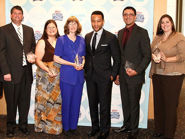 John Legend Celebrates Teachers Who 'Really Care' in N.Y.C.