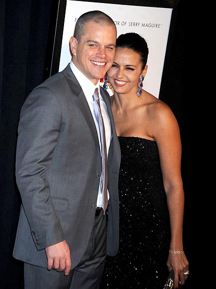  photo | Luciana Barroso, Matt Damon