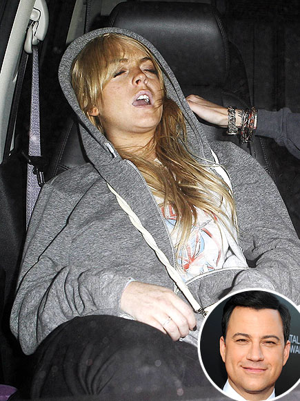  photo | Jimmy Kimmel, Lindsay Lohan