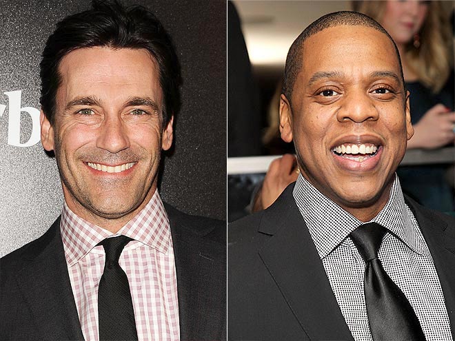 photo | Jay-Z, Jon Hamm