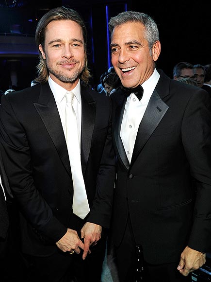 photo | Brad Pitt, George Clooney