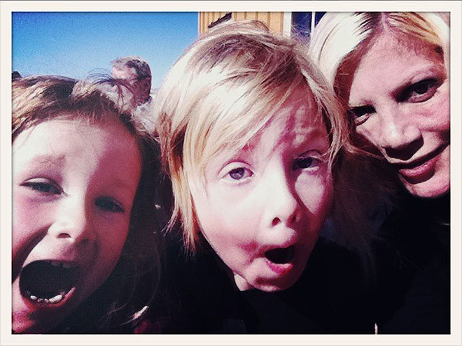 HAMMING IT UP
photo | Tori Spelling