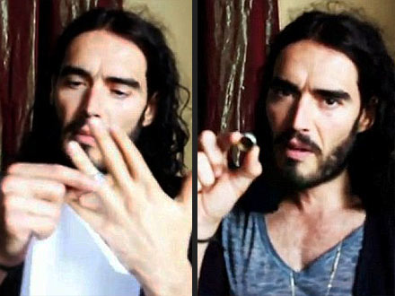 Russell Brand Removes Wedding Ring for Video Pre-Split from Katy Perry | Russell Brand