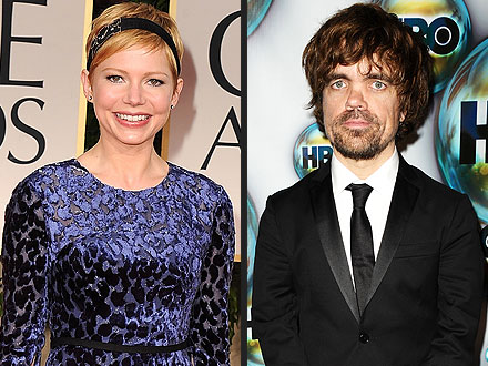 Golden Globe Winners Michelle Williams and Peter Dinklage Reunite