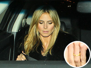 Heidi Klum Spotted Wearing Wedding Ring | Heidi Klum