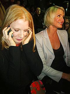 Jessica Chastain's Front Row Faux Pas? | Cameron Diaz, Jessica Chastain