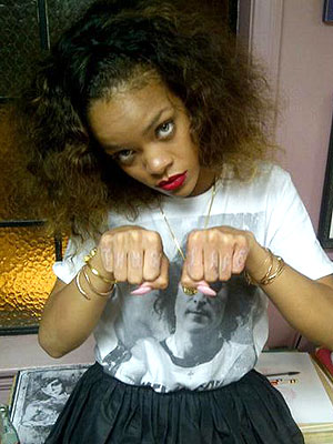 Rihanna Gets a 'Thug Life' Tattoo | Rihanna