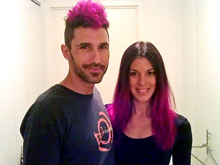 Ethan Zohn & Jenna Morasca Dye Their Hair Pink – for a Good Cause