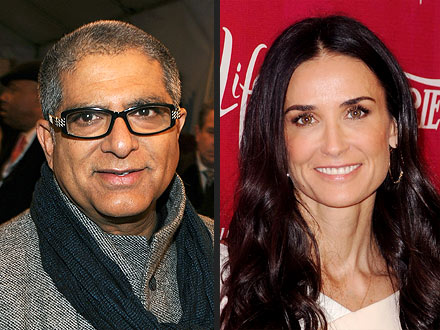 Demi Moore Working with Deepak Chopra