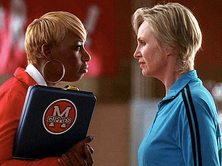 Jane Lynch Gets Served by NeNe Leakes on Glee | Jane Lynch, NeNe Leakes