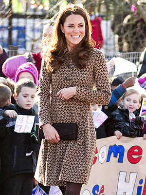 Duchess of Cambridge Visits Kids in Oxford